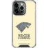 Game of Thrones: House Stark Sigil iPhone 14 Pro Clear Case